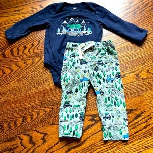 Baby Gap tree cutting outfit - 6-12 months